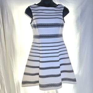 Textured Tea Length Dress EUC